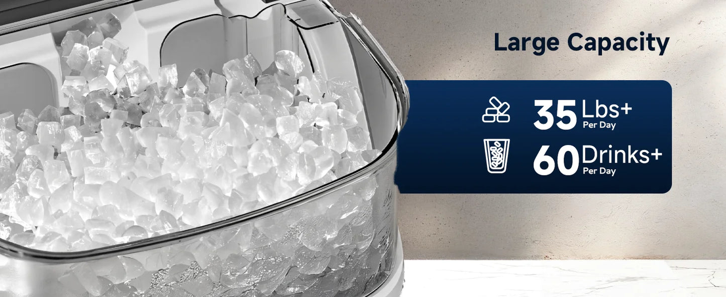 Countertop nugget ice maker
