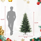 4.5/7.5/9 FT Artificial Pre-lit Christmas Tree