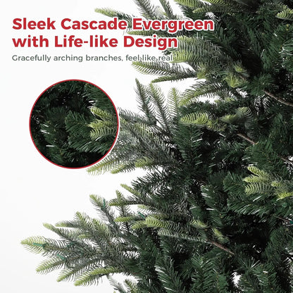 4.5/7.5/9 FT Artificial Pre-lit Christmas Tree