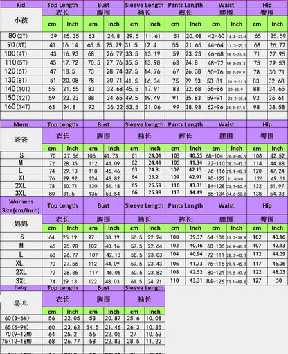 Xmas Costume Family Matching Outfits.